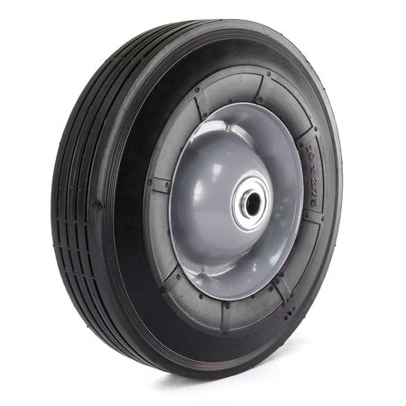 THE MARTIN WHEEL CO 10x2.75 Rib Tire & Wheel Assembly ZP1102GW-2O2